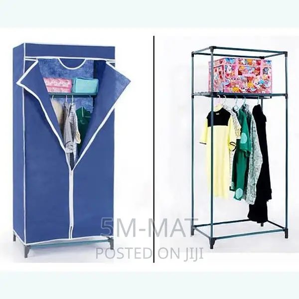 Single Canvas Foldable Wardrobe