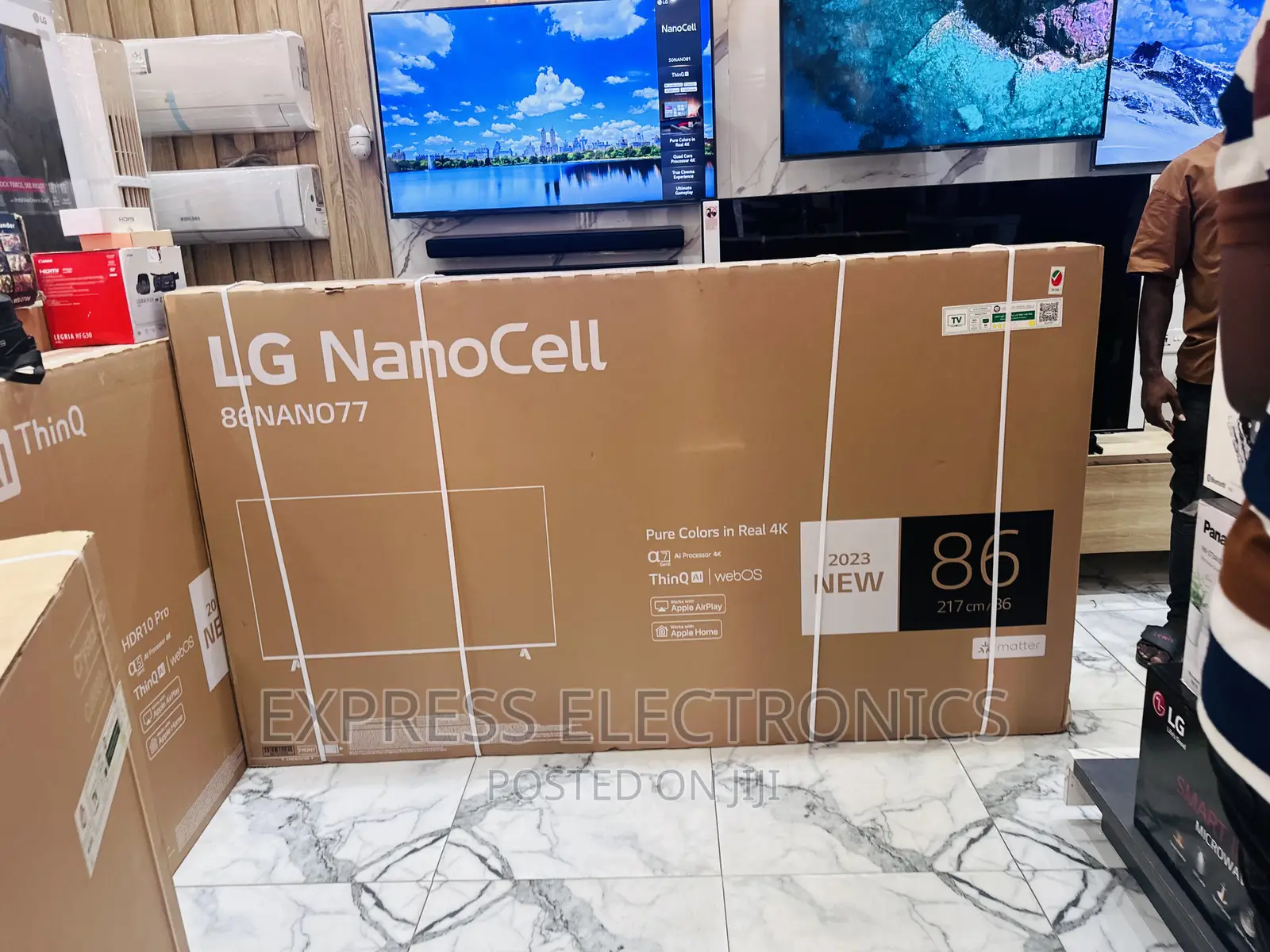Glossy Nanocell Technology UHD Smart 86”Nano077