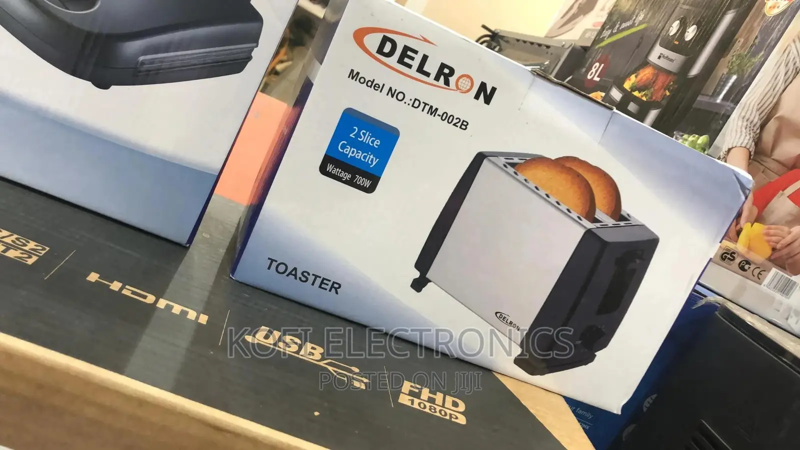 DELRON 2 Slice Toaster DTM-002B