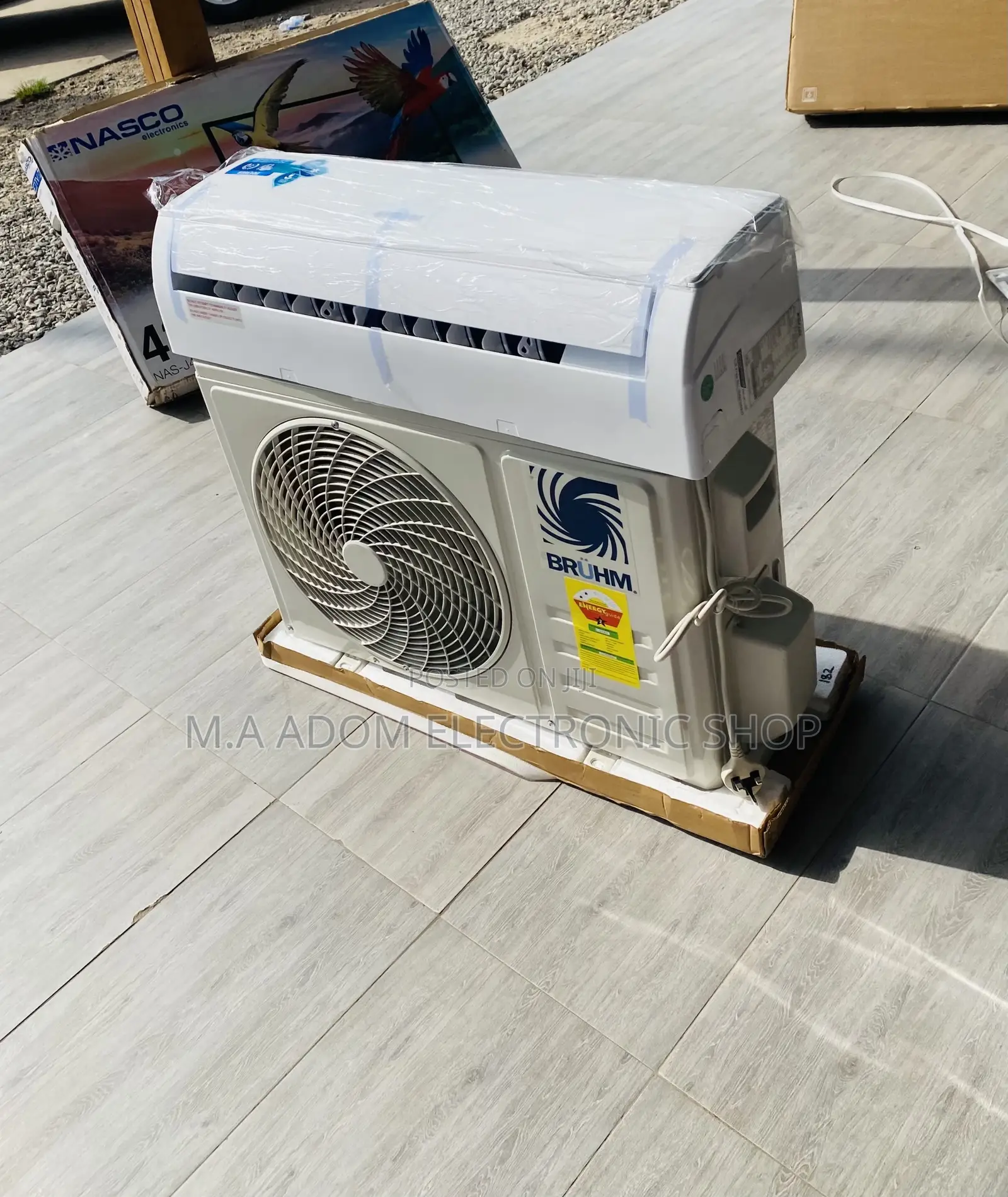Classic Designed Bruhm 1.5hp Split Electric Air Conditioner.