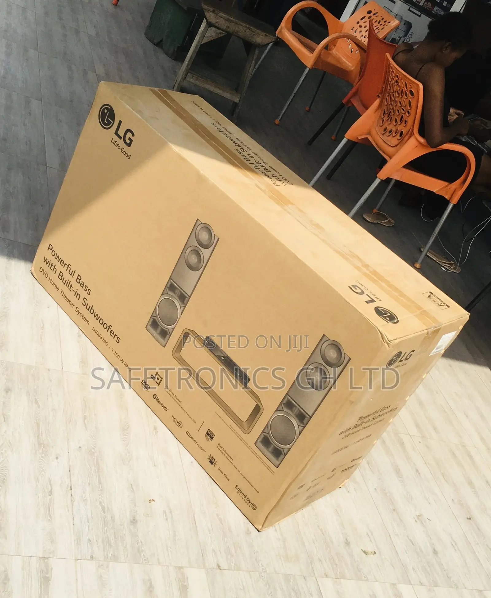 Wireless Black Bluetooth Electric LG LHD687 Soundbar 