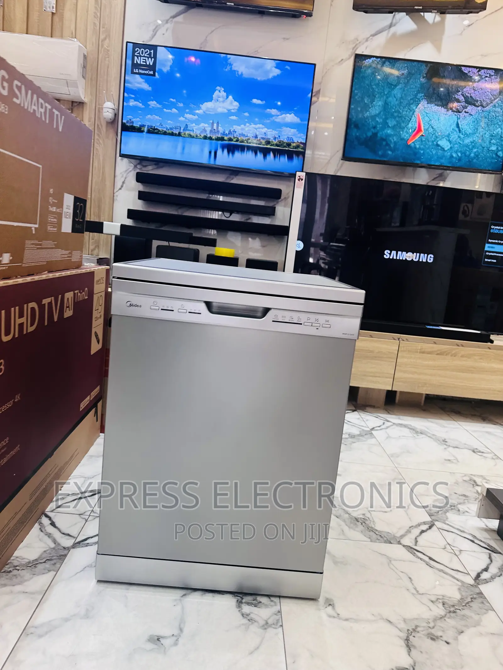 Free Standing Dishwasher MIDEA-WOP12-5203 Sliver