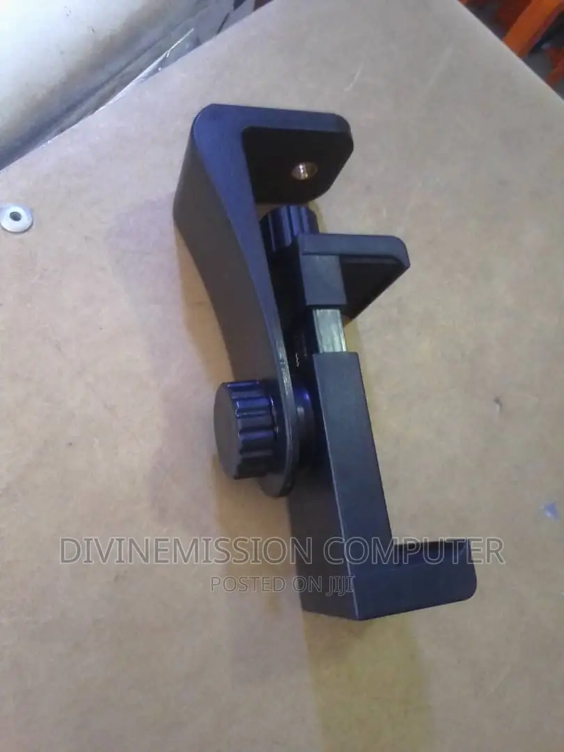 Phone Holder on Tripod With Adjustable Handle