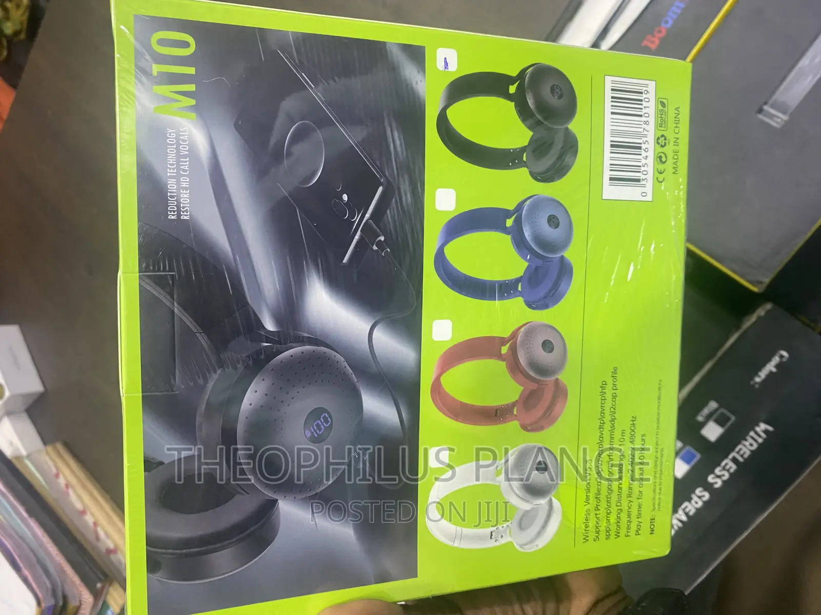 M10 Extra Base Headset ( With Inbuilt Power Bank)