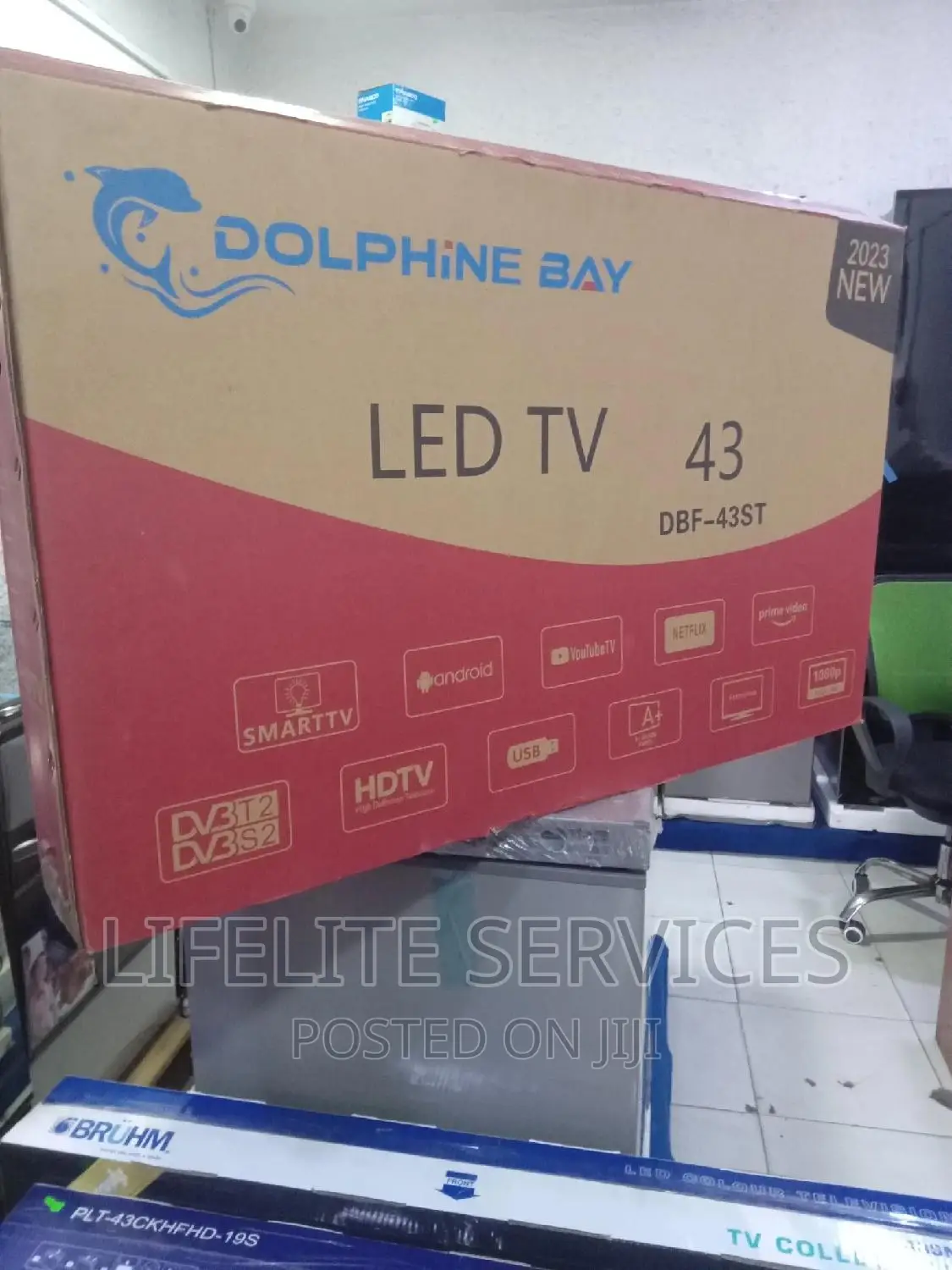 43" Smart Android TV>Dolphine Bay