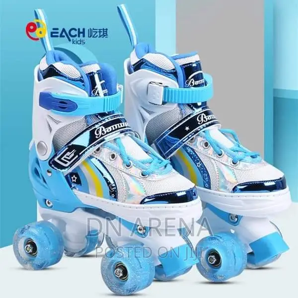 Skating Shoes With Roller Wheels and Custom LED Lights