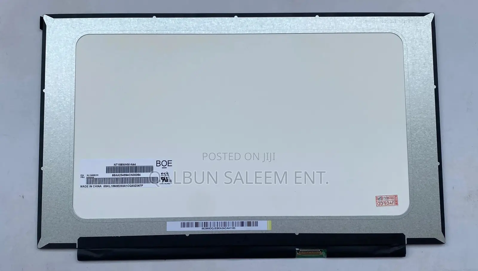 15.6” 30 Pin Short Connector Slim Laptop Screen
