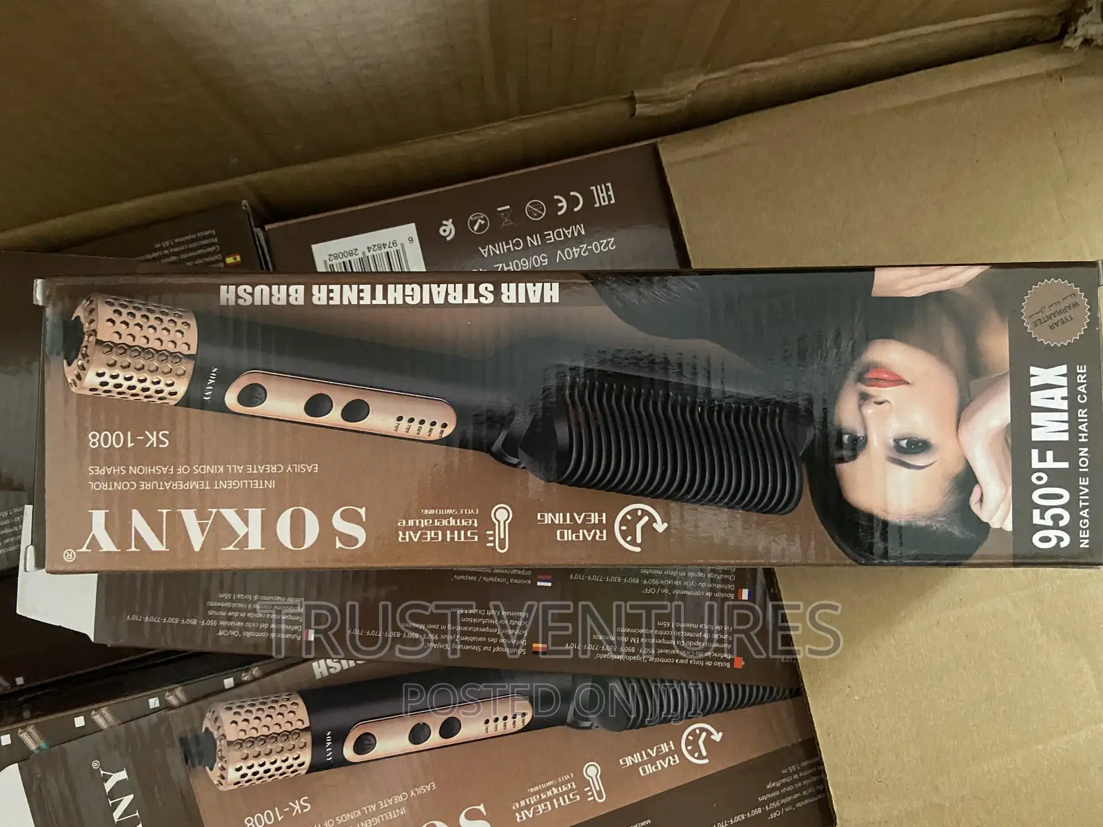 Sokany Hair Straightener Brush