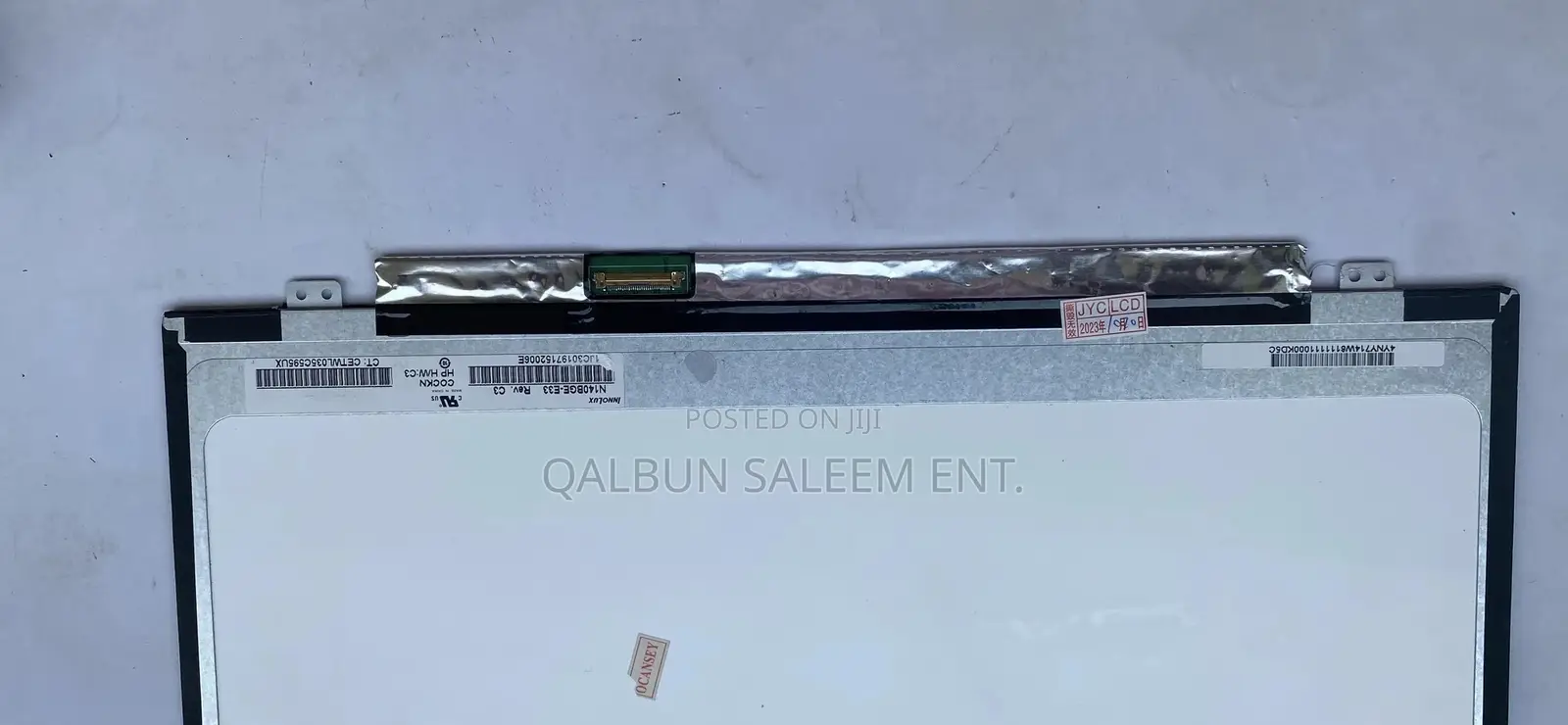 14.0” Slim 30 Pin Long Laptop Screen With Bracket