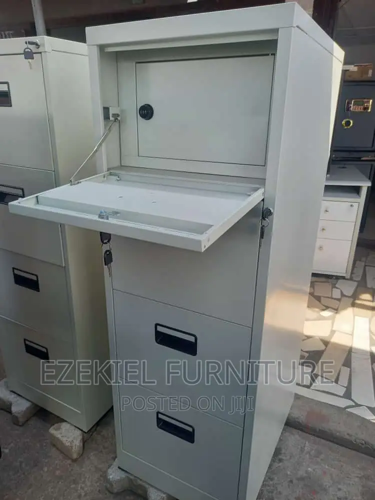 Metal Cabinet With Safe