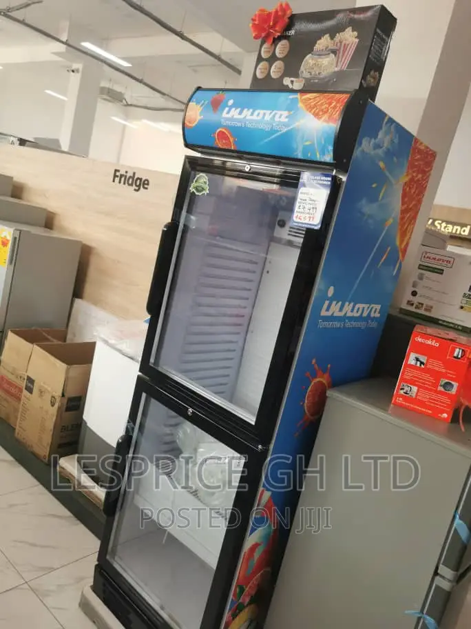 First Rate Innova Double Door Display Fridge 450L