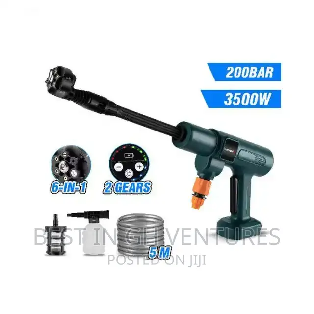 6 in 1 Digital Torch Cordless Car Washer