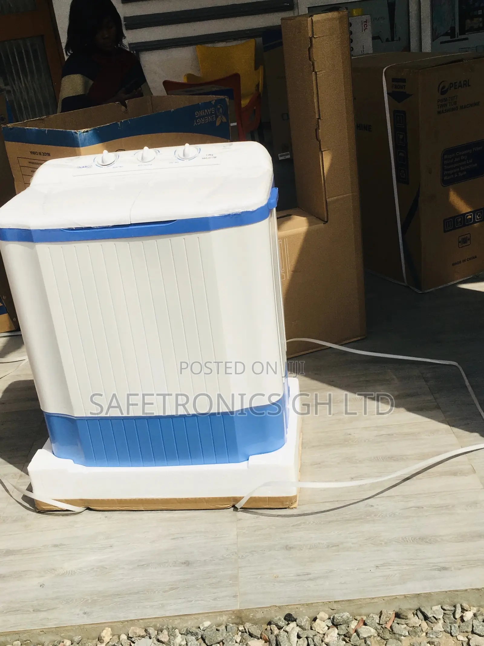 Semiautomatic Topload Washingmachine 7kg Electric Nasco