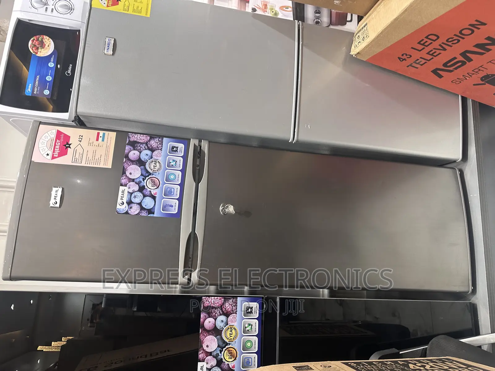 PF-270IX Double Door Fridge Pearl Grey ___Best for Sales