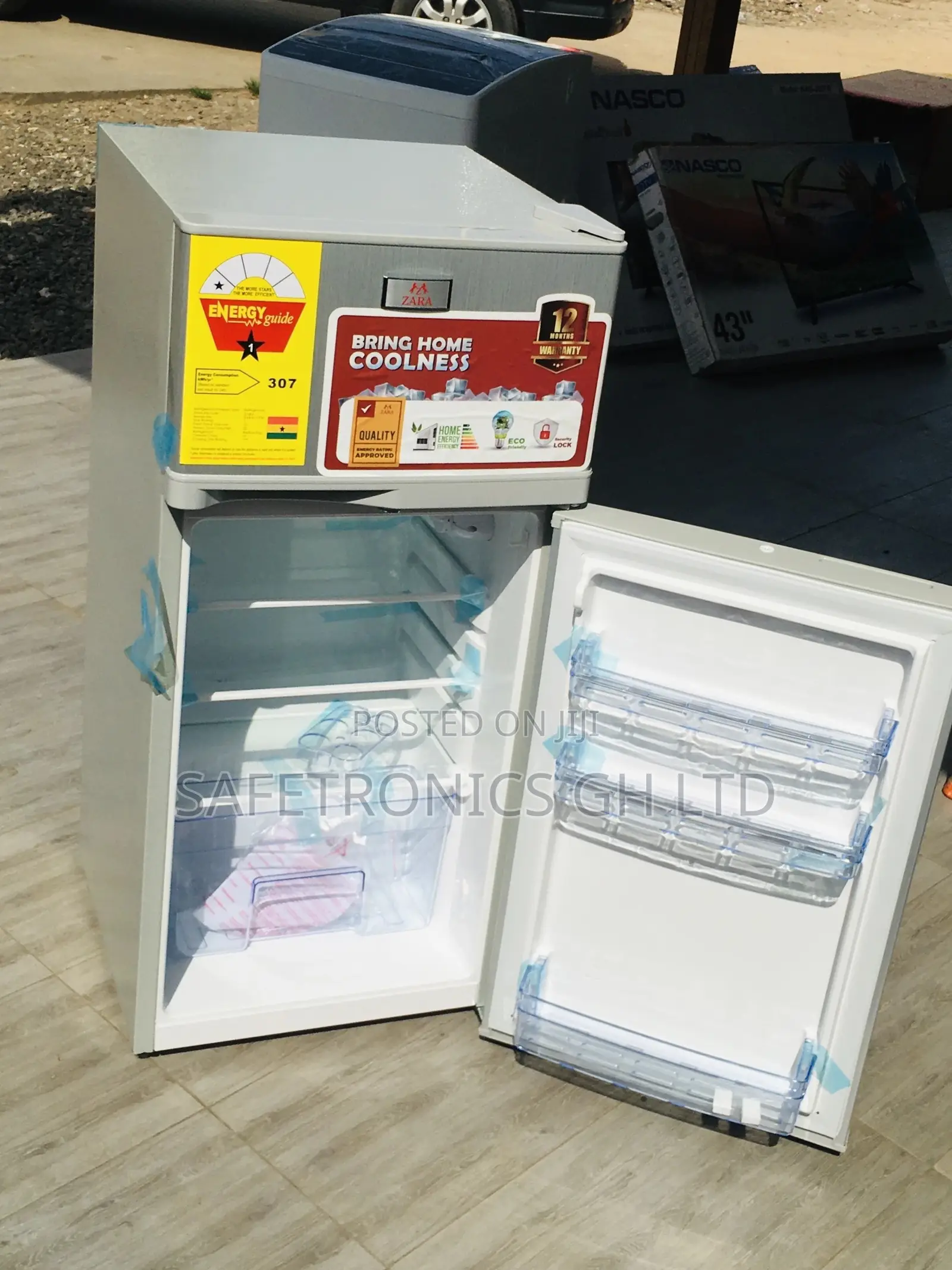 Gray Topfreezer Doubledoor Zara-12tm Reliable Fridge