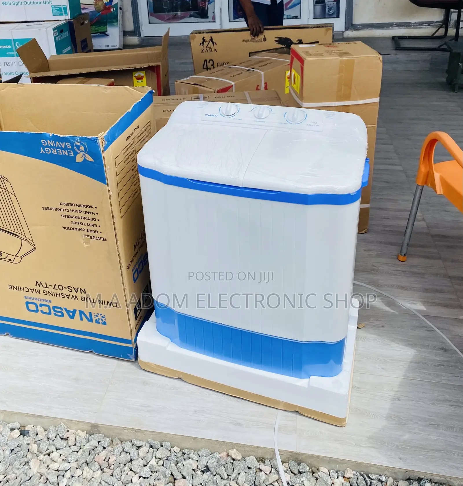 Sleek Design Nasco 7kg Top Load Electric Washing Machine 