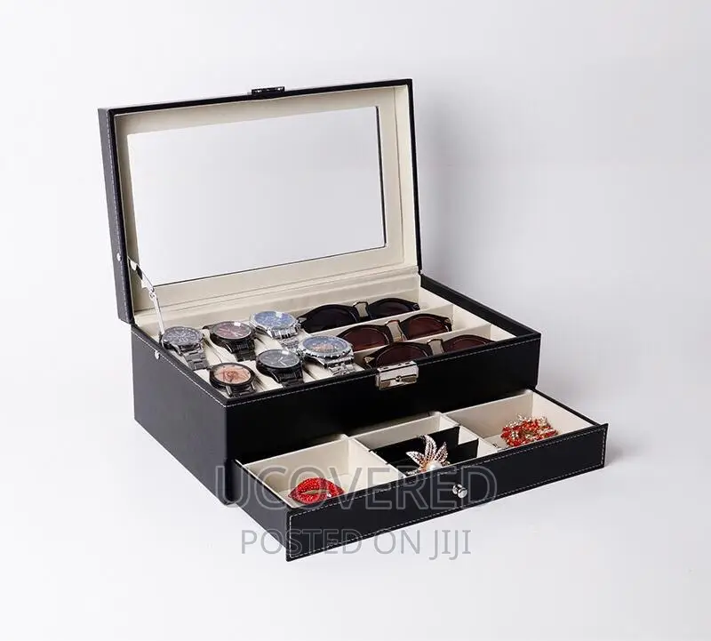 6 Slots/ 3 Slots Watch Box/ Glasses With Drawer