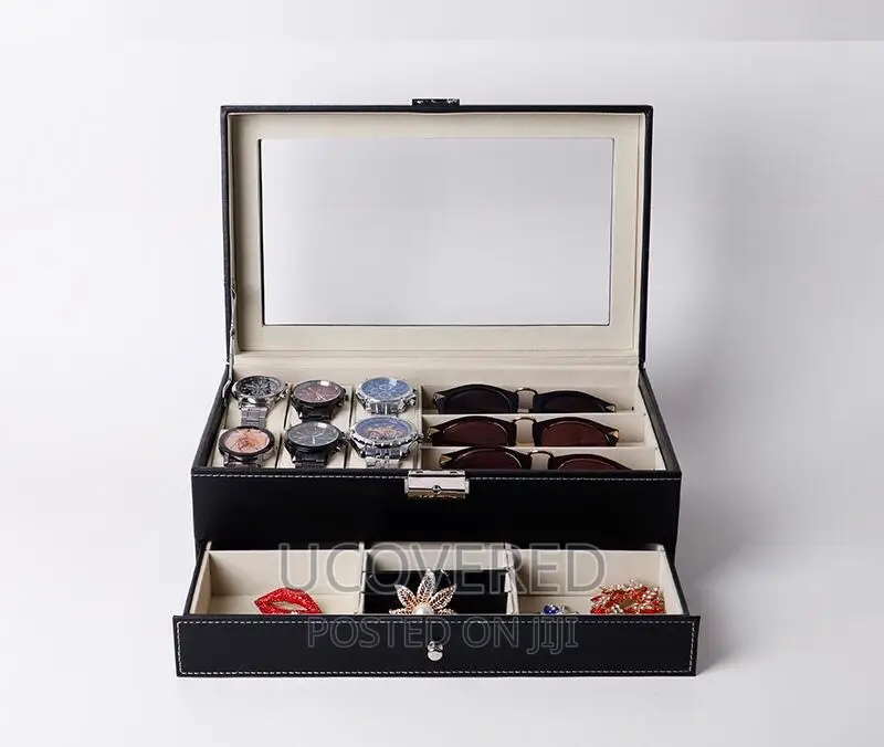 6 Slots/ 3 Slots Watch Box/ Glasses With Drawer