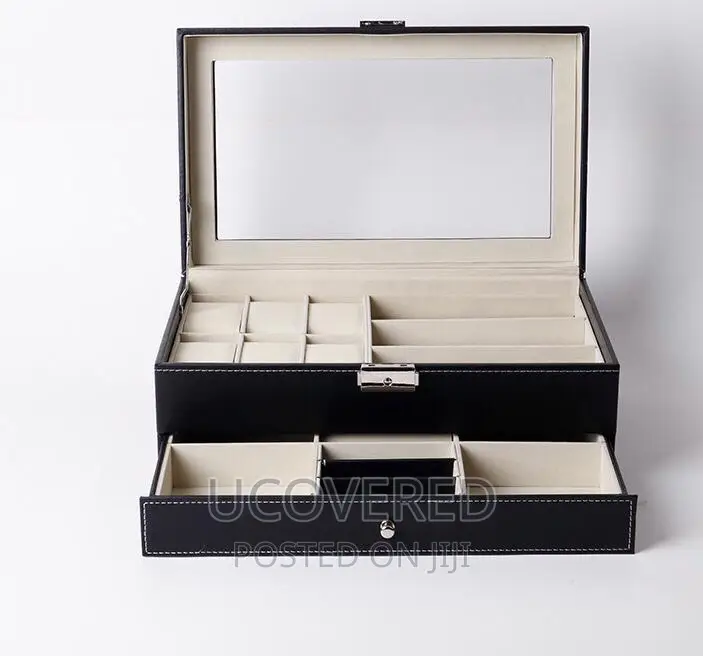 6 Slots/ 3 Slots Watch Box/ Glasses With Drawer