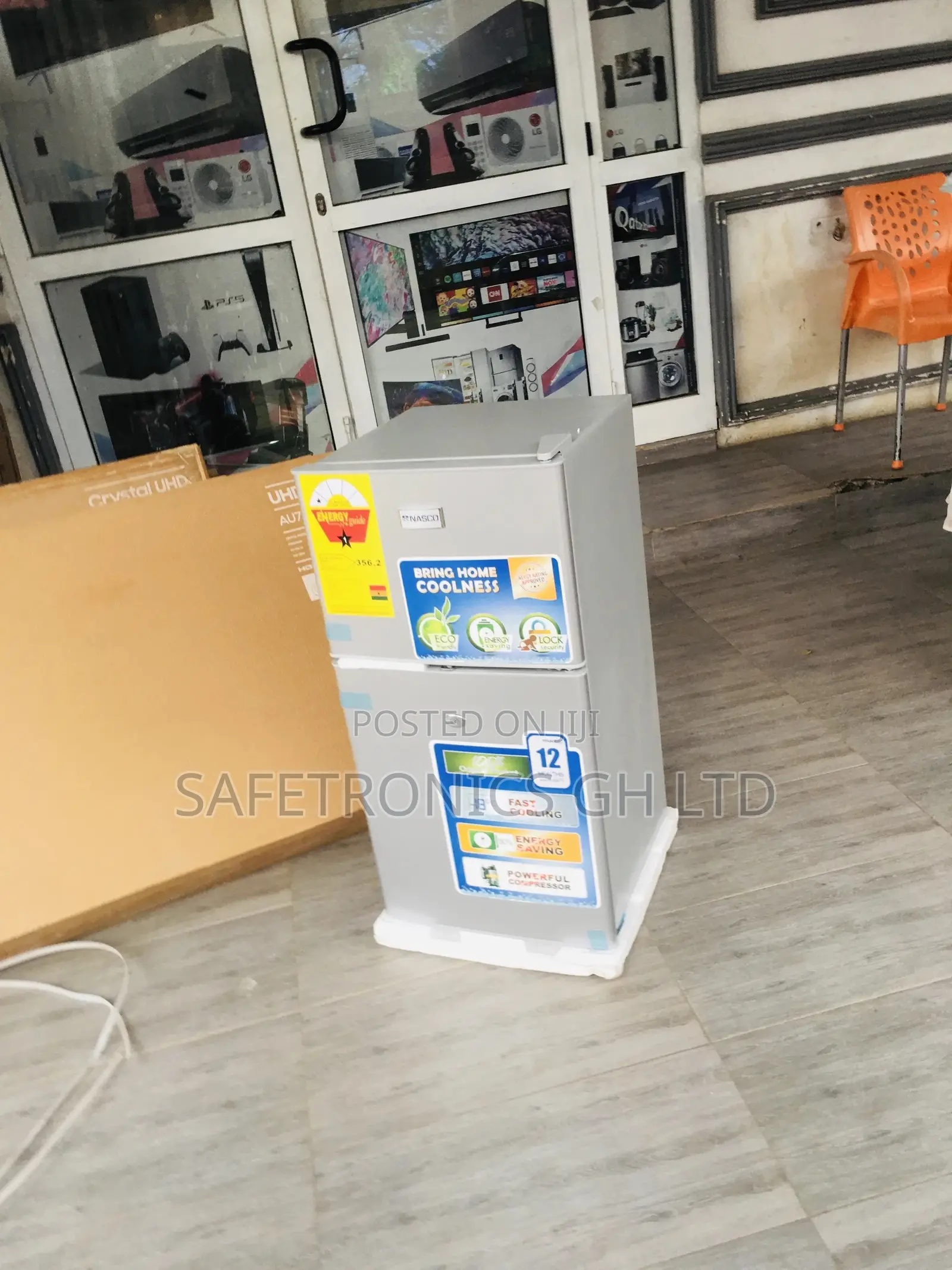 Durable Topfreezer Nasf2-120 Gray Doubledoor Nasco Fridge