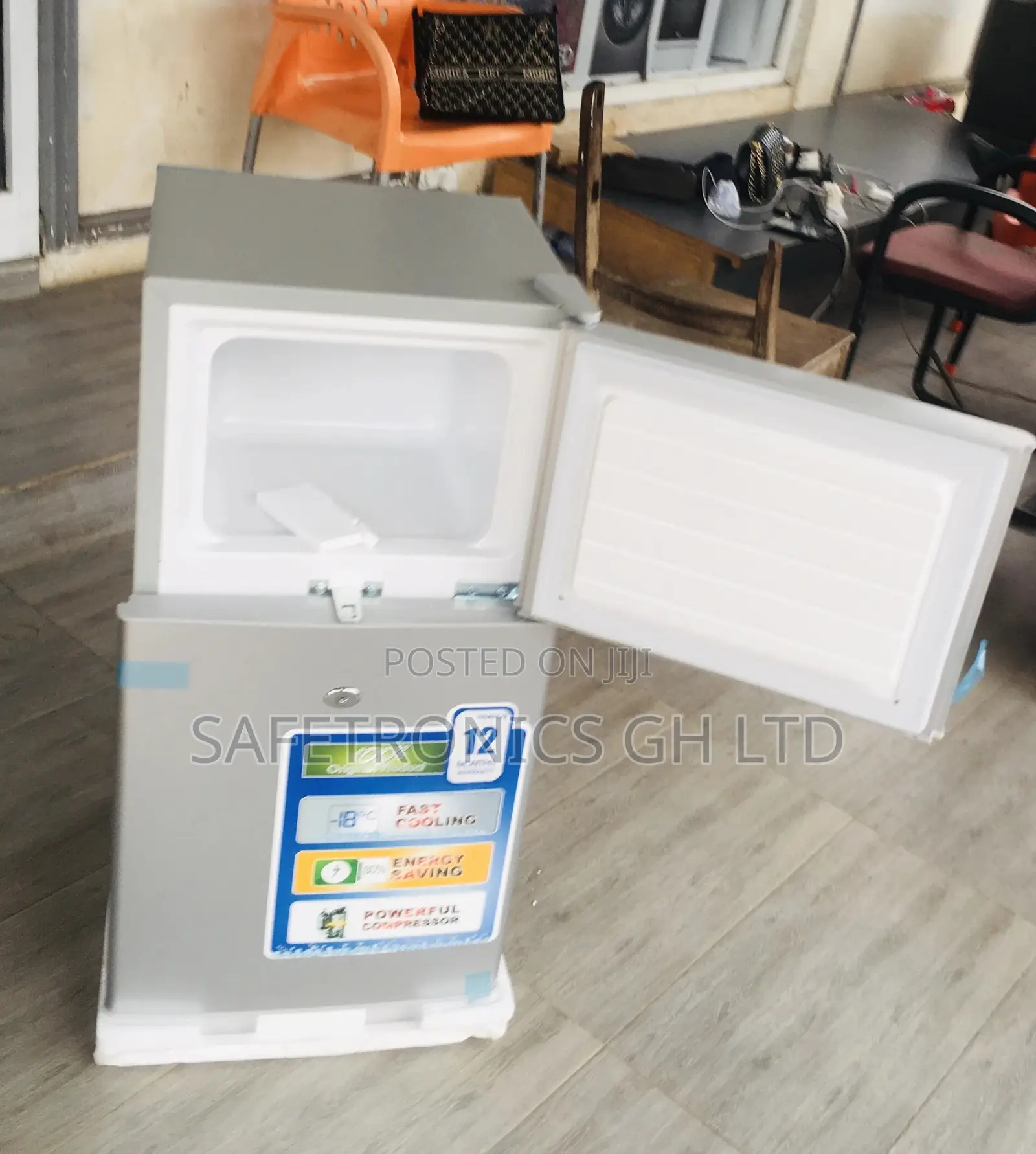 Nasf2-120 Doubledoor Gray Topfreezer Nasco Fridge