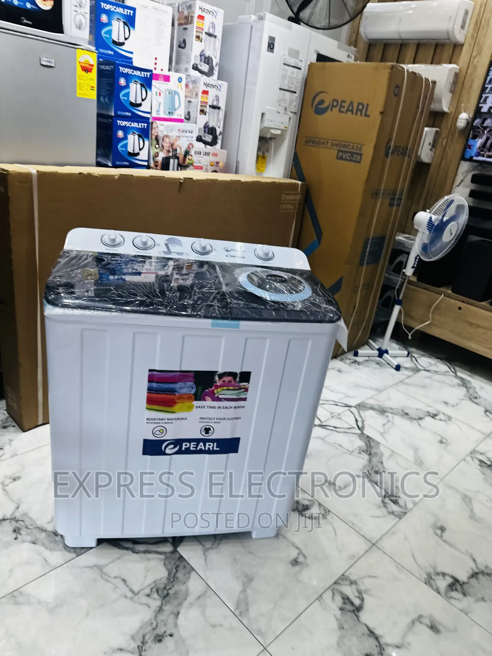 Quality >< Sleek White Washing Machine Paerl 12kg