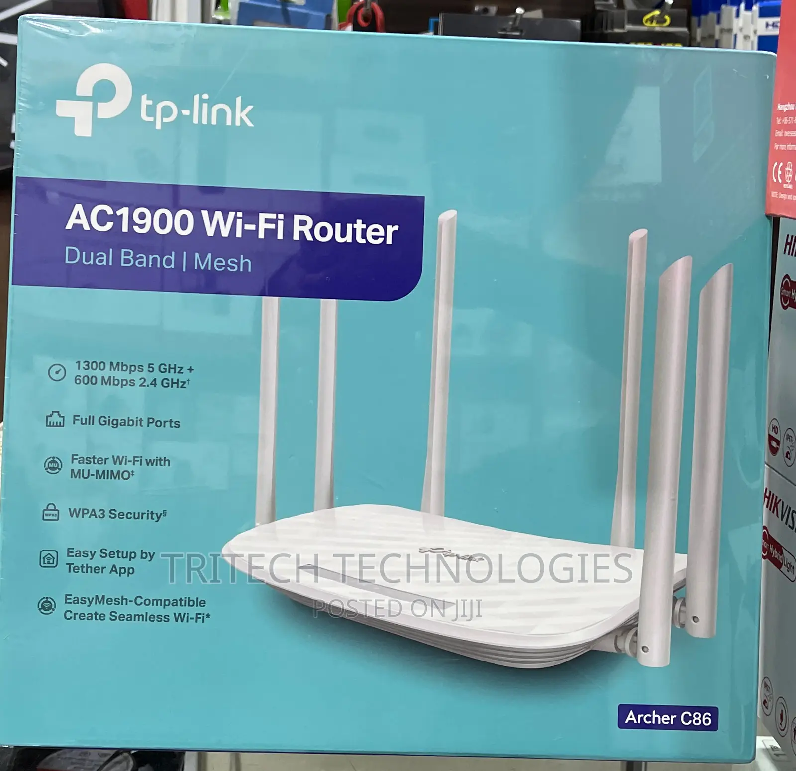 Tp-Link Archer C86 Ac1900 Wireless Mu-Mimo Wi-Fi Router
