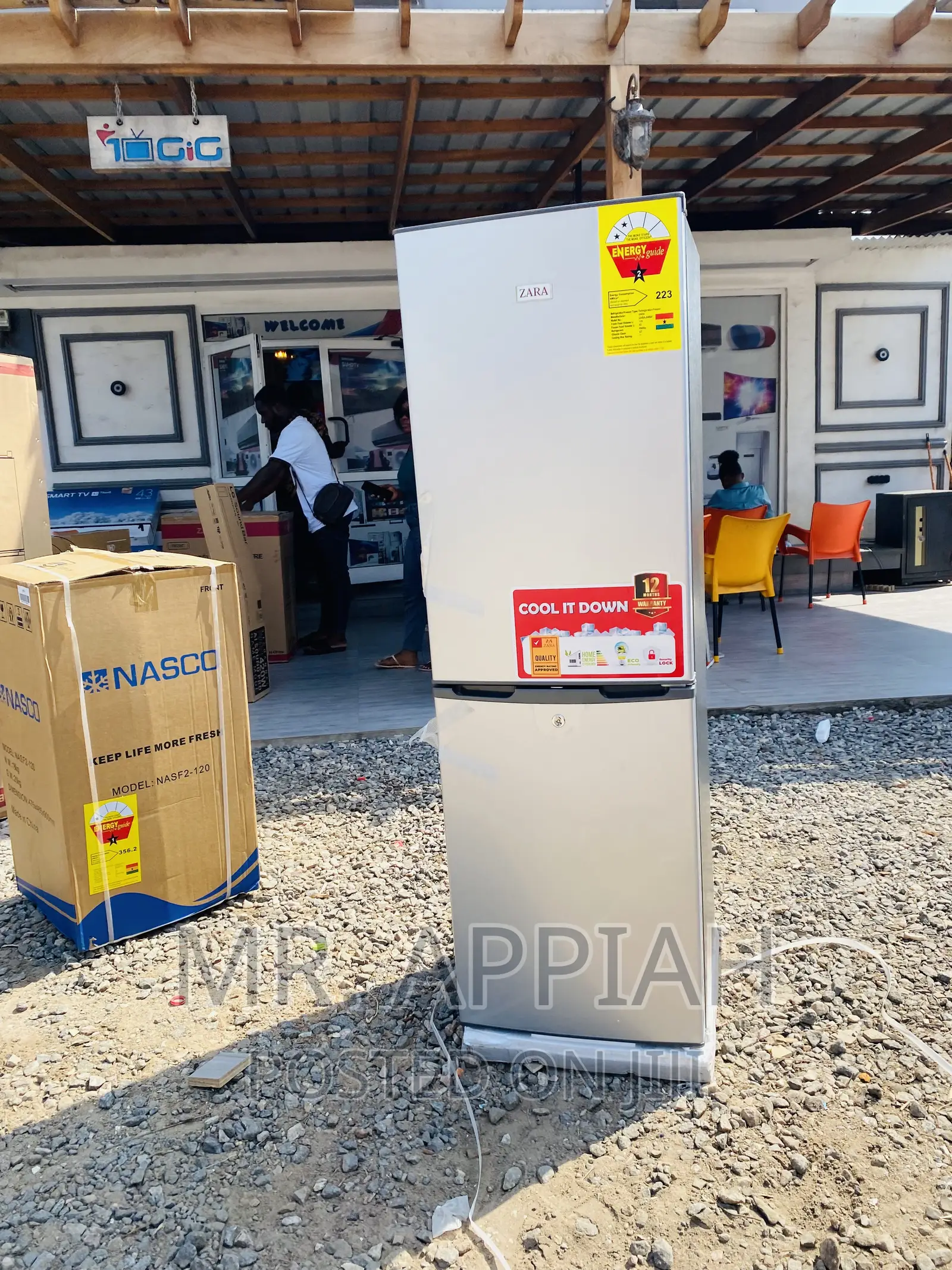 Energy Efficient Zara 240bf Double Door Electric Fridge.