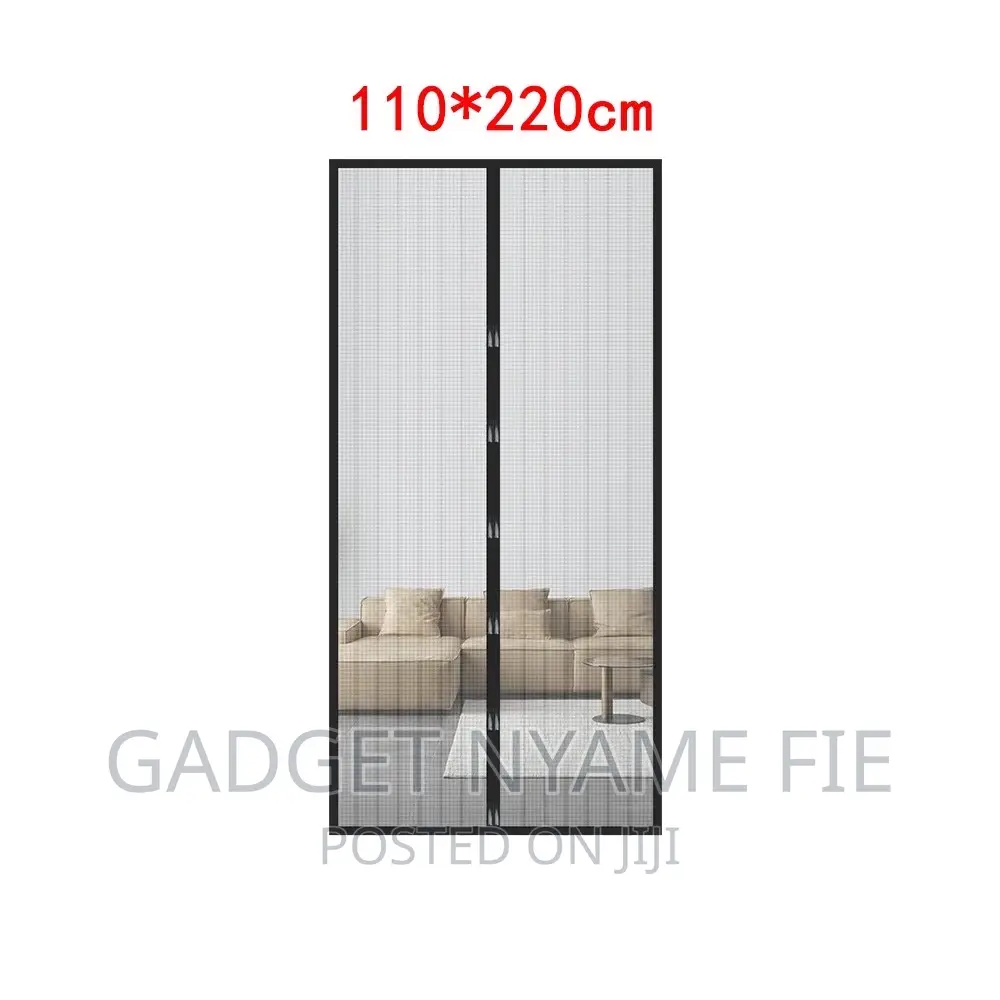 Black Magnetic Door Curtain/Net (210cm*120cm)