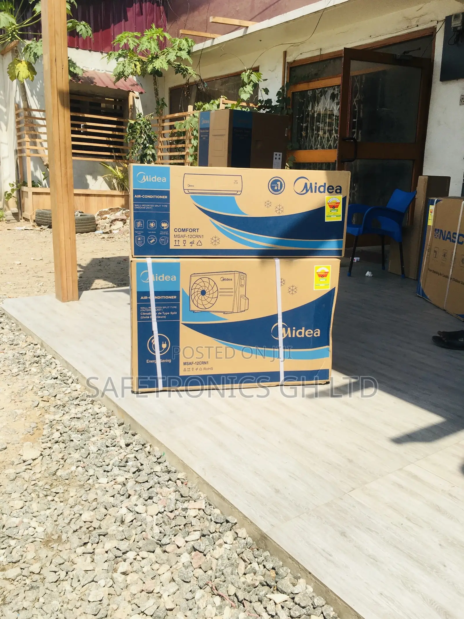 Split Gas R410 1.5hp White Electric Midea Airconditioner