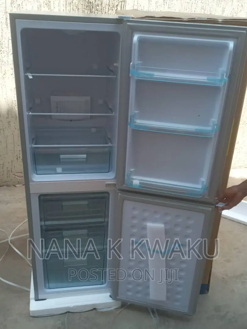 Nasco Nasd2-20fl Double Door Fridge With Bottom Freezer