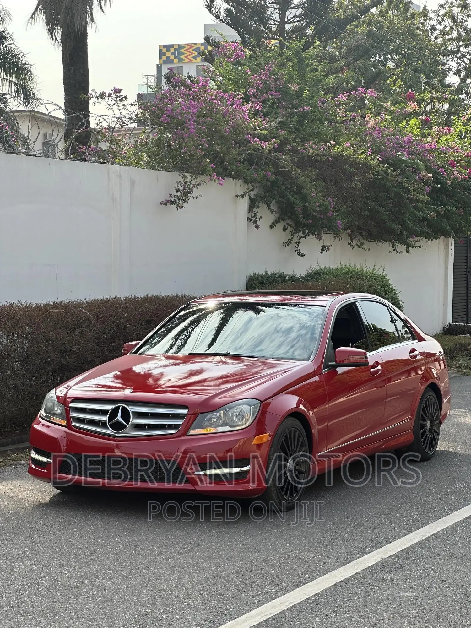 Mercedes-Benz C250 2012 Red