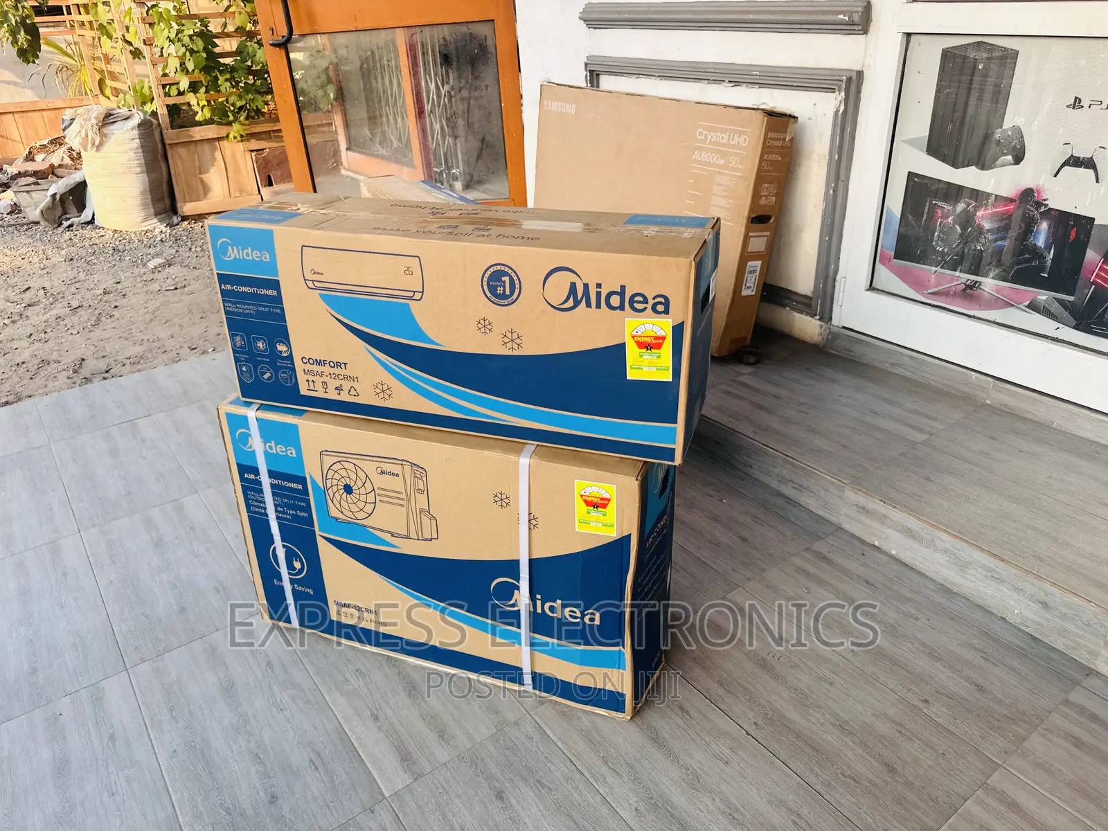 1.5hp Split R410 Gas Midea White 