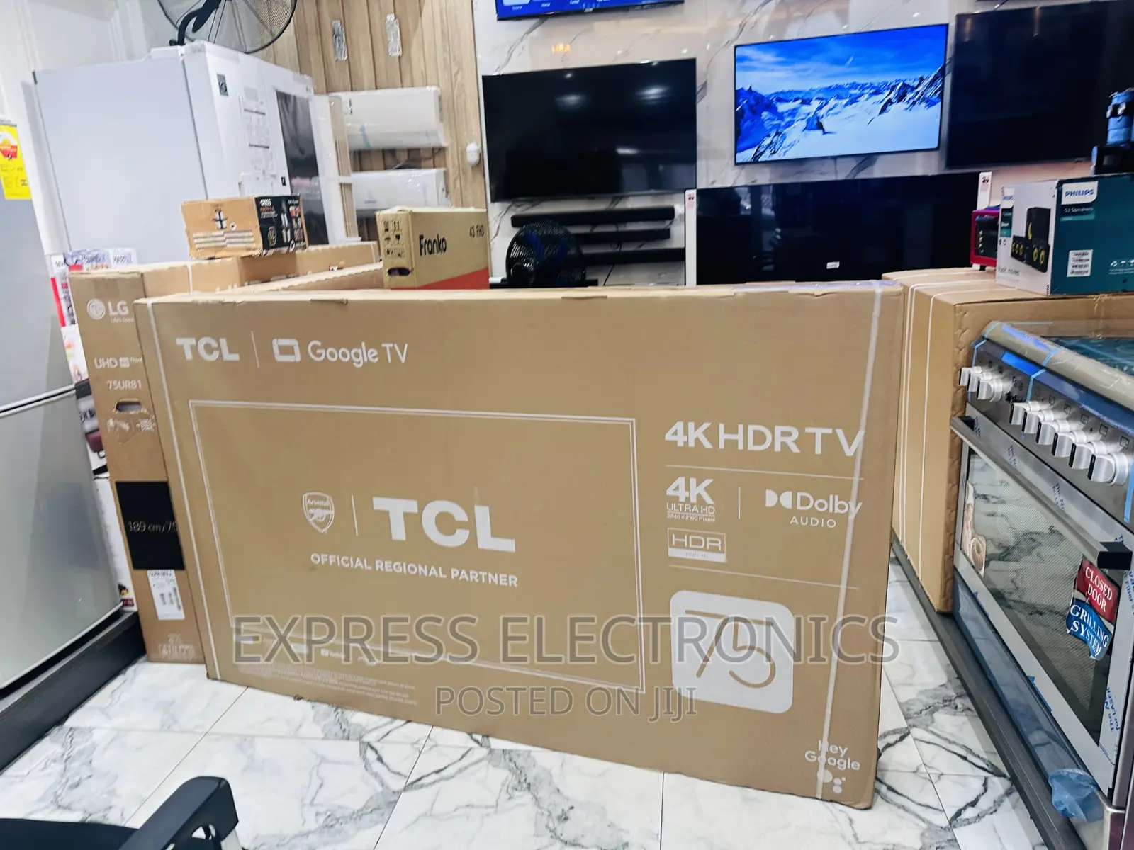 True Cinema Experience UHD Smart TCL 75”P635 Tv 