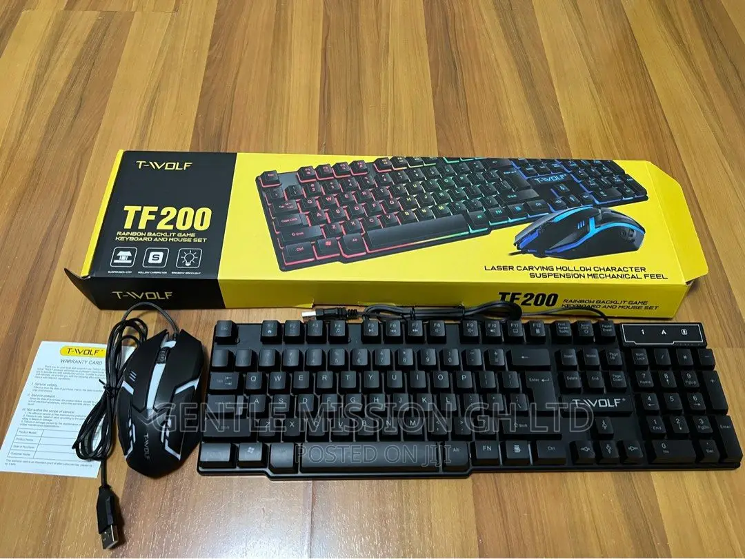 Gaming Keyboard and Mouse (Tf200)