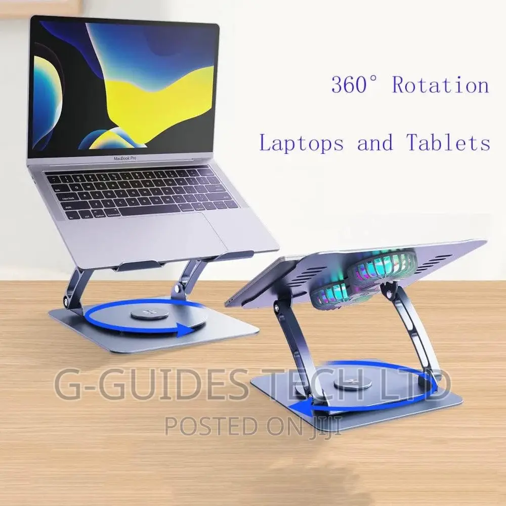 Laptop Stand V4.1radiator With Dual Cooling Fan and 360 Base