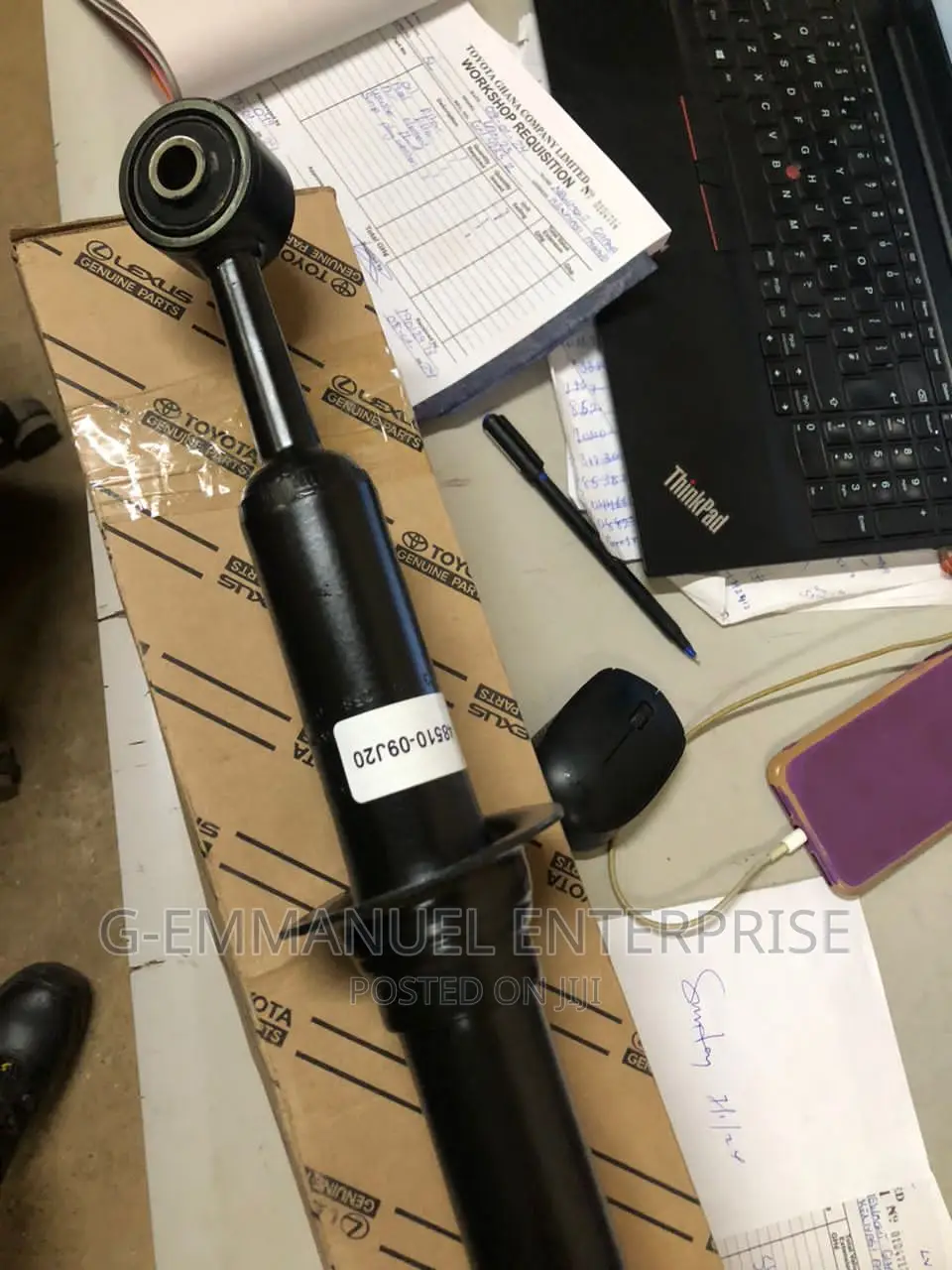 TOYOTA Hilux 2017 Front Shock Absorber Japan. Original.