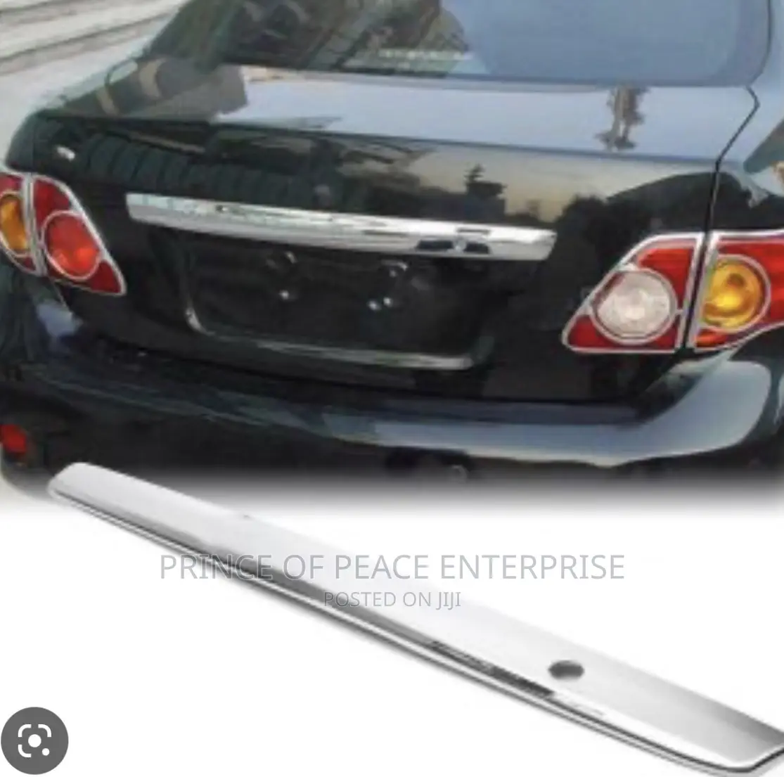 Corolla 2009 Boot Chrome