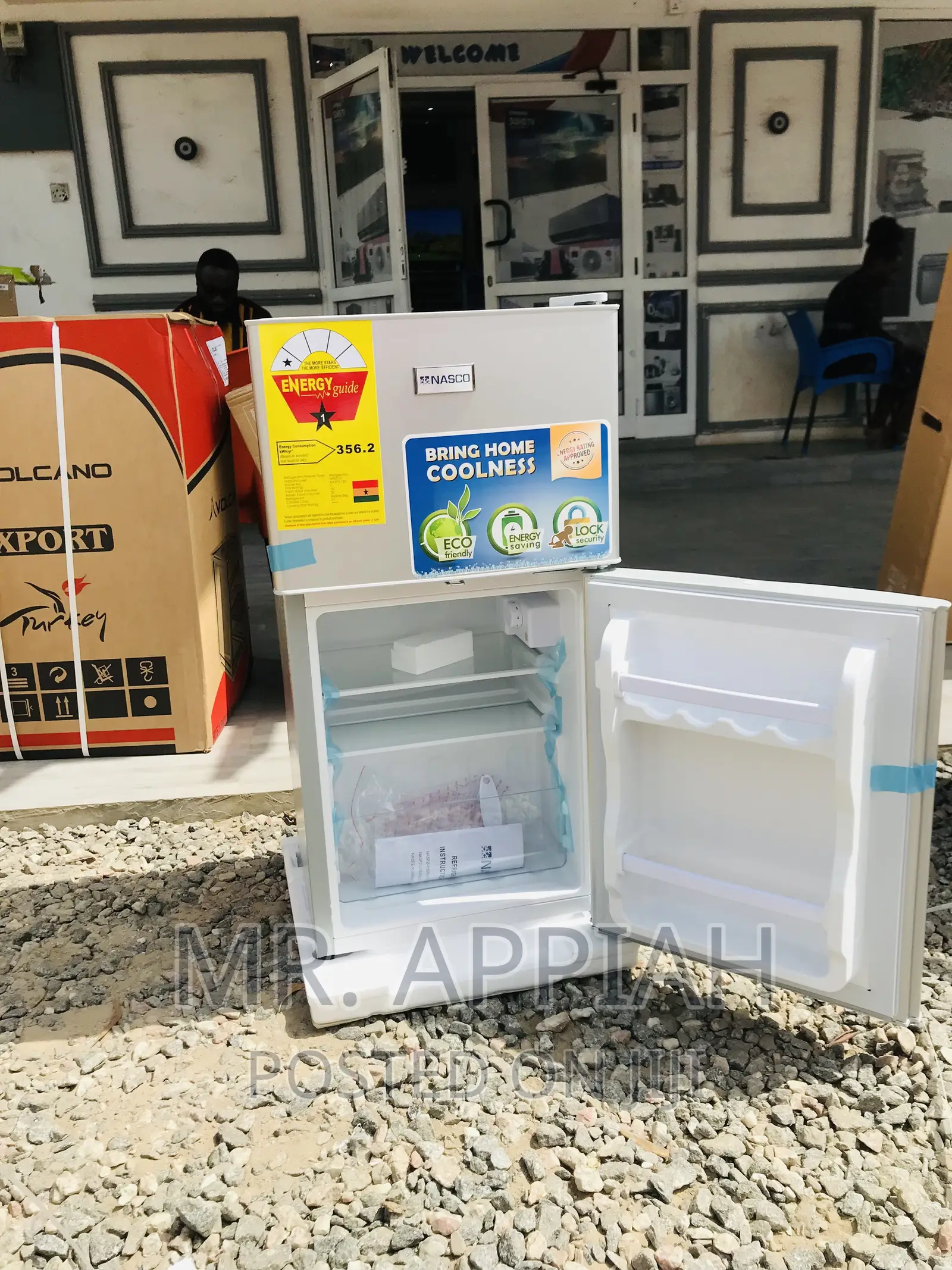 Energy Sufficient Nasco 2 Door Electric Fridge(Nasf2-120 ).