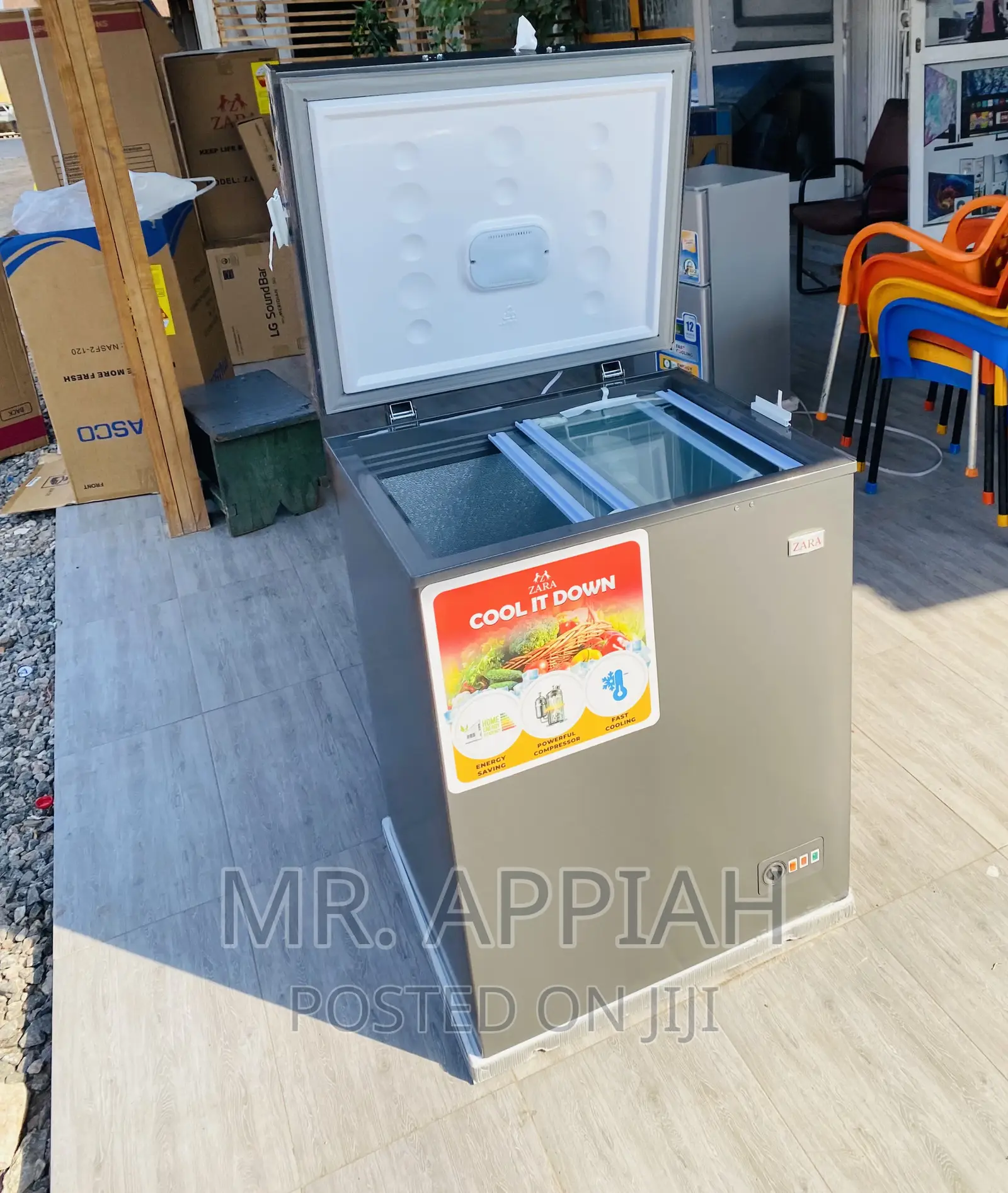 Fresh in Box Zara 200cf Single Door Electric Freezer(144L).