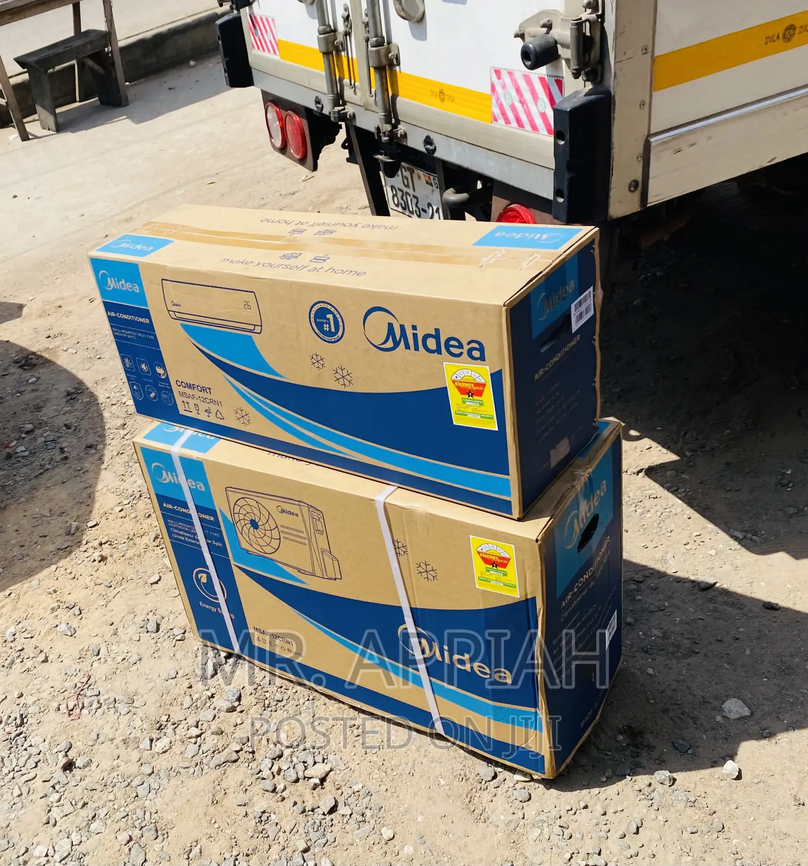 Fresh in Box Midea 1.5hp Split Type Air Conditioner(White)