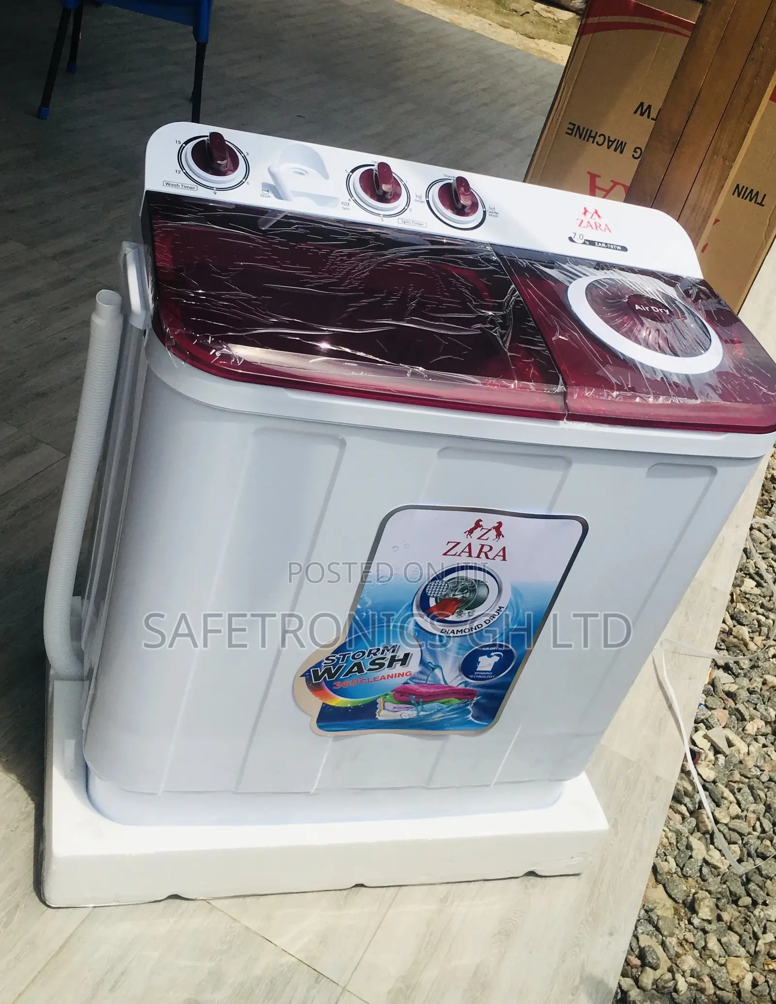 Purchase 5kg Zara Topload Washingmachine Semiautomatic