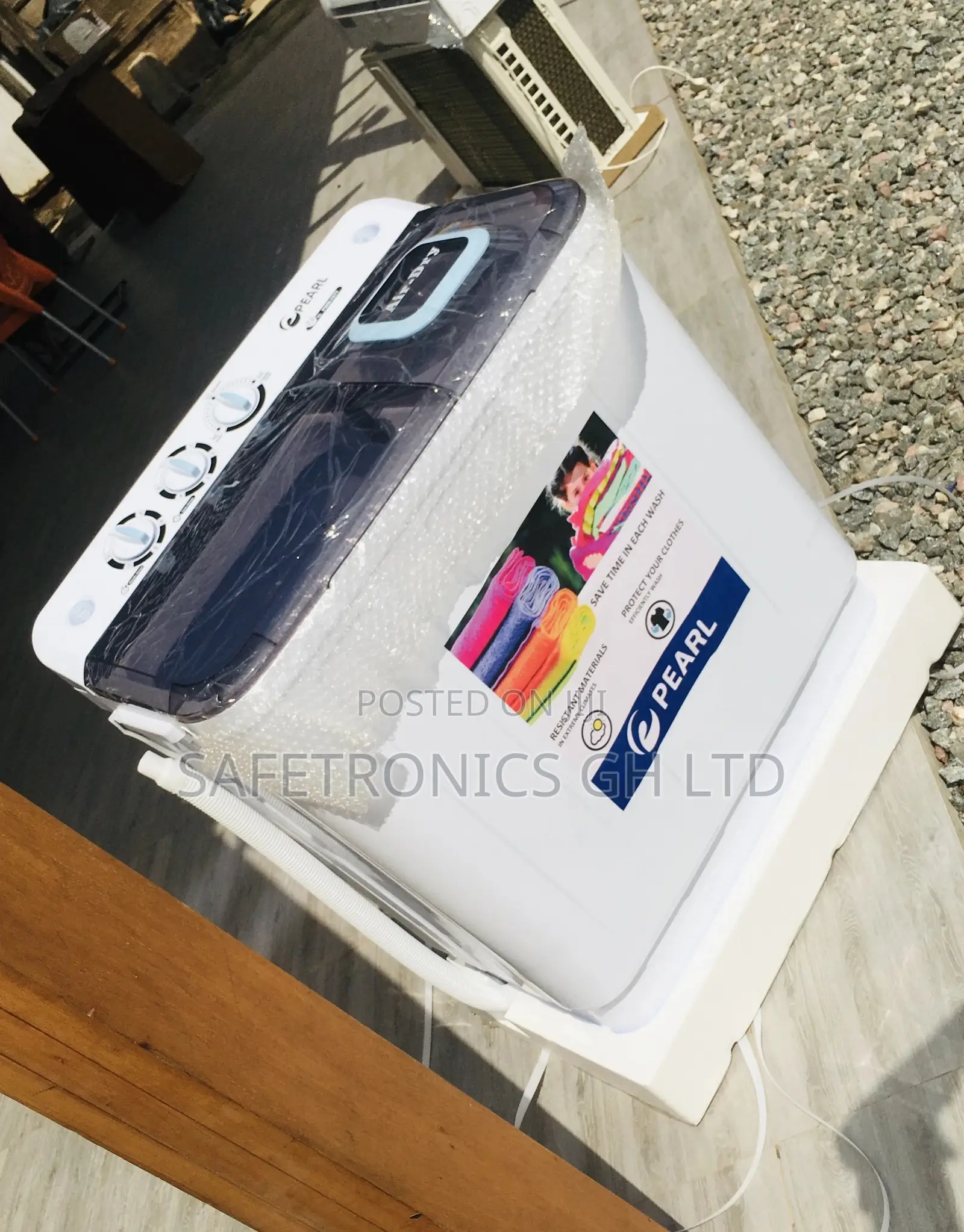 7kg Electric Washingmachine Topload Semiautomatic Pearl