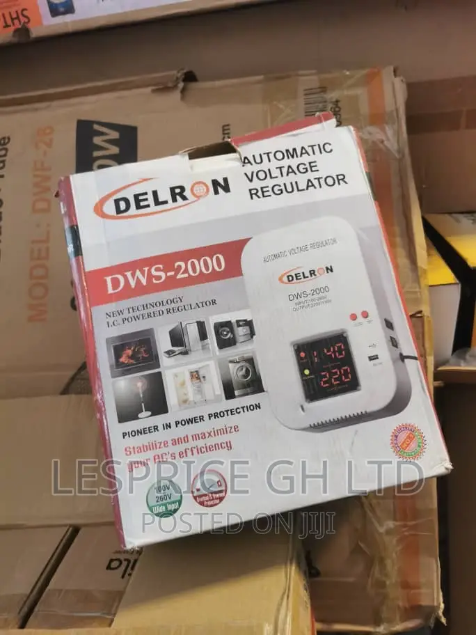 Original Delron 2000VA Unique Stabilizer