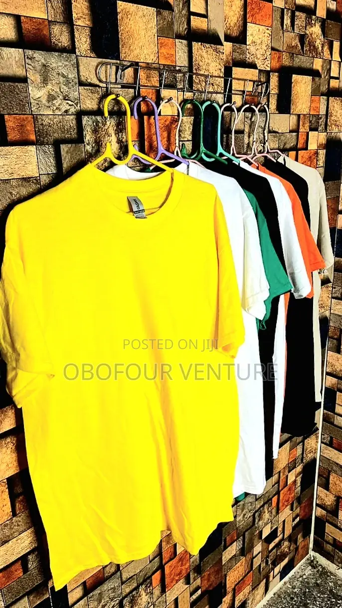 Unisex Plain T-Shirts From USA