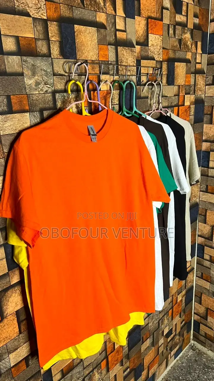 Unisex Plain T-Shirts From USA