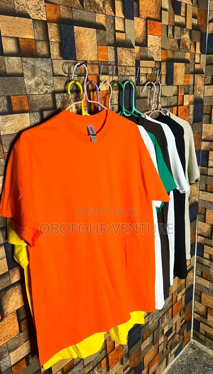 Unisex Plain T-Shirts From USA