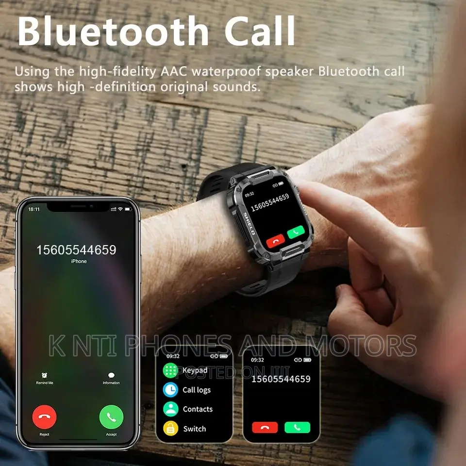 GPS Smartwatch for iPhone and Android