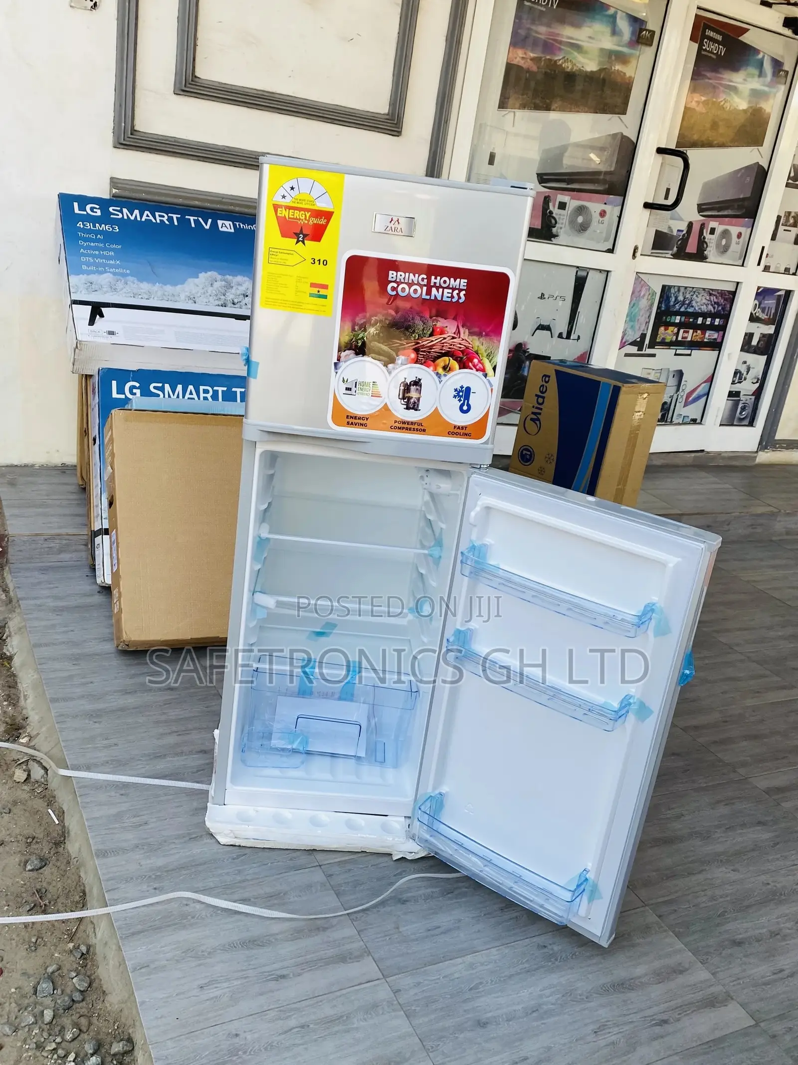 Sealed Topfreezer Doubledoor Topfreezer Gray Zara-22tm