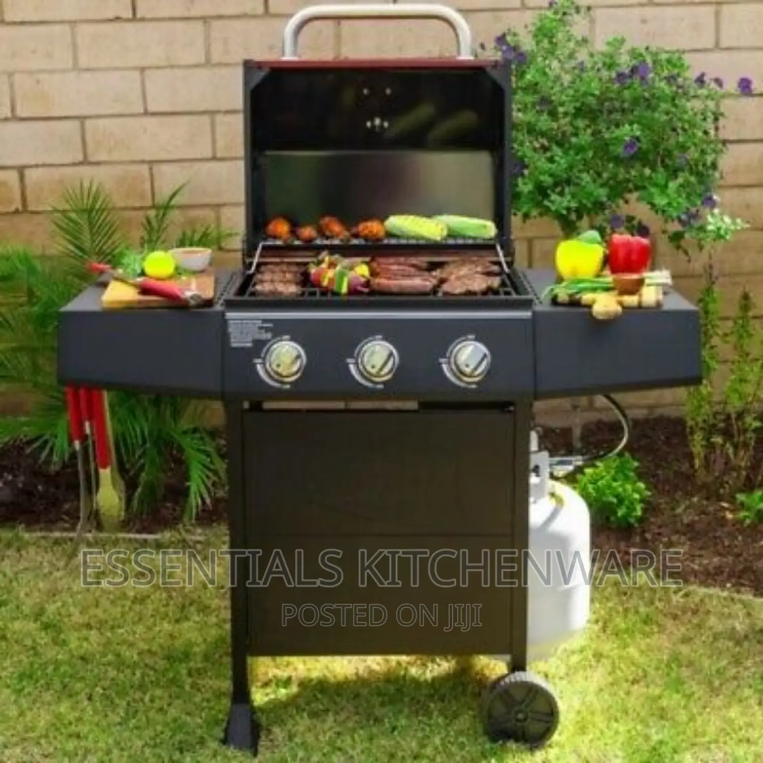 3 Burner Grill Gas BBQ